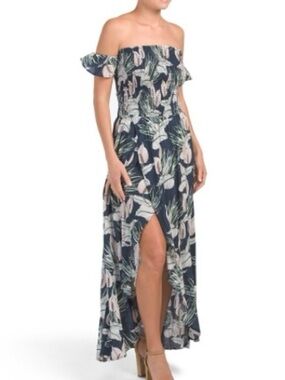 On the Road Floral Maxi Dress- XS